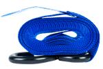 Jeu de quatre bandes de transport avec tendeur UNITRAILER 4m/25mm/0,68t bleu