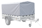 Bâche haute grise H800 pour Garden Trailer 230 KIPP