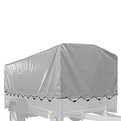Bâche pour le châssis, arceau h-800 UNITRAILER bâche pour la remorque 264x125cm GARDEN 264 KIPP et EXPERT PLUS 2612