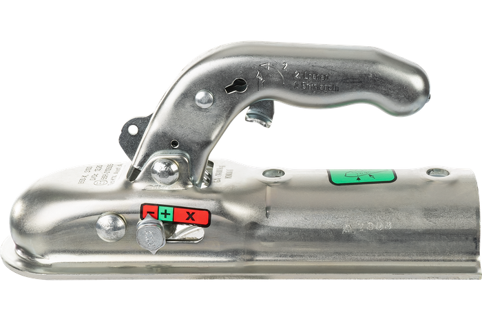 Attelage à boule KNOTT K14-A pour remorque de 1400kg avec timon tubulaire de 50mm