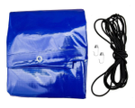 Bâche de protection pour arceau H-800 UNITRAILER bleue, pour remorque 264x150 cm GARDEN 265 KIPP