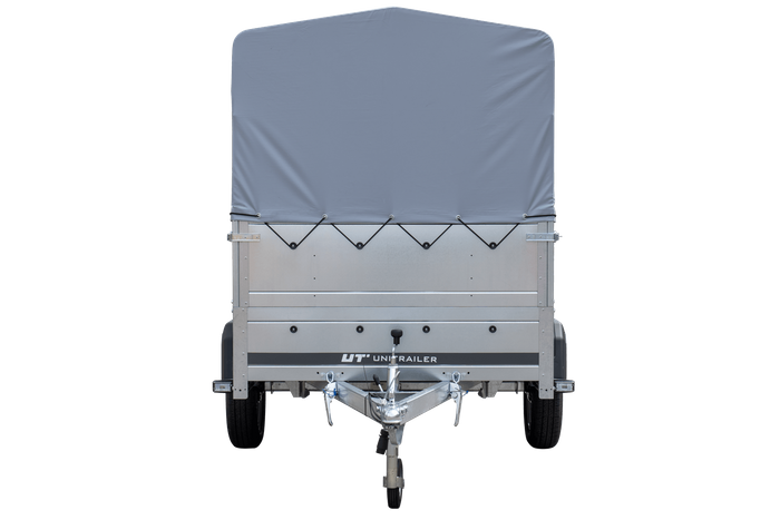 Remorque haute avec rehausses de ridelles et bâche haute - 2,30 x 1,25 m - Garden Trailer 230 KIPP