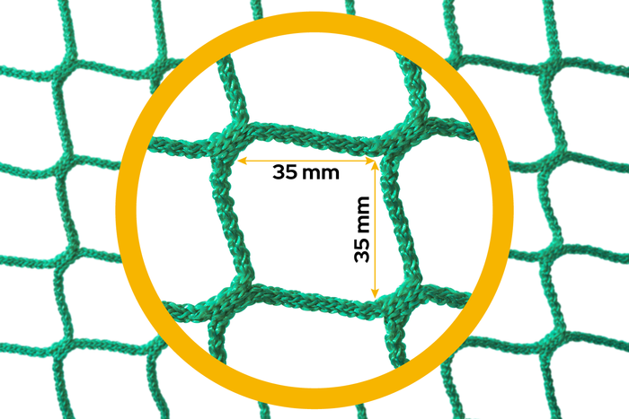 Filet pour remorque KNOTT 2000x3500 avec cordon élastique