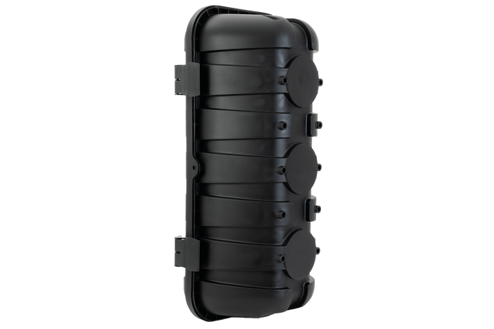 Caisse, boîte extincteur 6kg DAKEN 82501 STRIKE 600x287x220mm noir