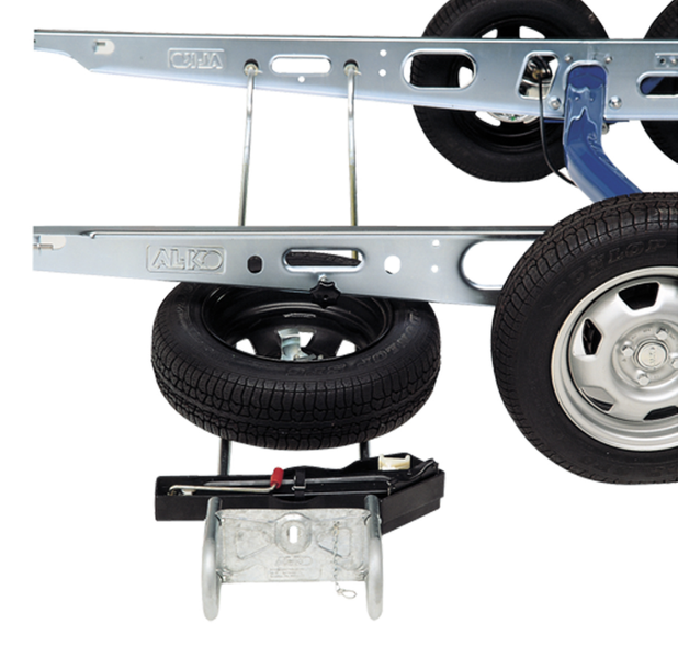 Support de roue de secours AL-KO pour caravane 1050-1250 mm