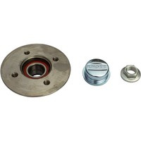 Moyeu avec roulement pour essieu non freiné KNOTT 4x100, kit de cache-écrous