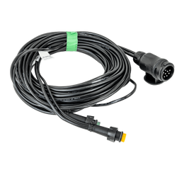 Faisceau électrique pour remorques et dépanneuses ASPÖCK installation électrique 7 m, fiche 13/8 broches, baïonnettes 2x 5 broches