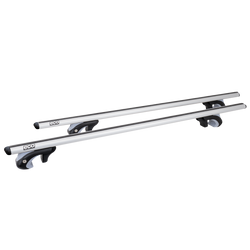Barres de toit Eco Alubase 135 - barres de toit universelles en aluminium pour rails ouverts