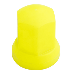 Bouchon de sortie avec indicateur pour boulons de roue HAUTE FI33 JAUNE