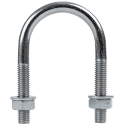 Étrier rond M10 avec écrous et rondelles 49/92