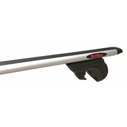 Barres de toit en aluminium Mont Blanc AMC 5400 AERO pour rails traditionnels