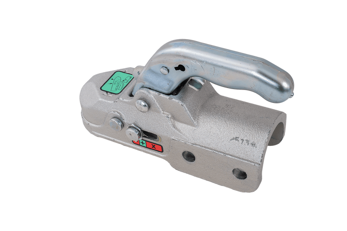 Attelage à boule KNOTT K35-C pour remorque de 3 500 kg avec timon tubulaire de 60 mm, en fonte