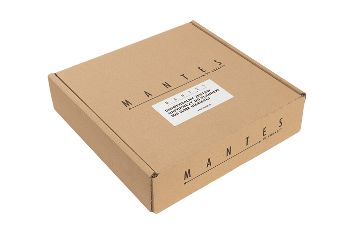 Kit de réparation de bâche MANTES Eco Bleu 500 g/m2