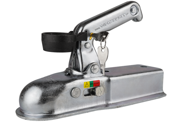 Serrure, insert antivol de tête d'attelage remorque UNITRAILER