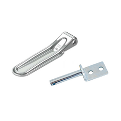 Charnière latérale avec support STEELPRESS ZW-01.270A+UZ-01B montage latéral complet de la remorque