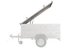 Capot de remorque UNITRAILER GARDEN TRAILER 200 KIPP avec cylindres / serrure à clé