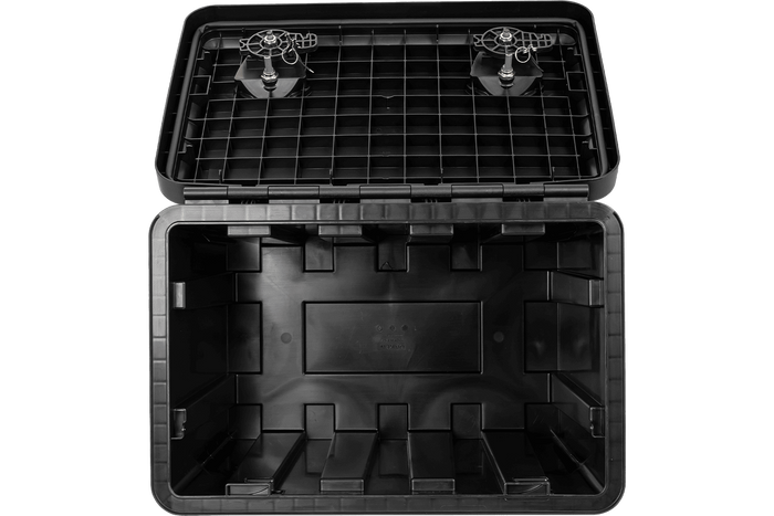 Boîte, coffre à outils  DAKEN 81104 JUST 600x415x460mm 70l avec supports de montage