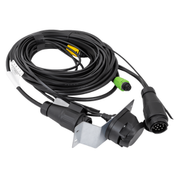 Installation électrique MANTES, faisceau remorque bateau, 11,67 m, prise 13 broches, 2 baïonnettes, 5 broches