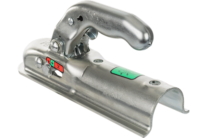 Attelage à boule KNOTT K14-A pour remorque de 1400kg avec timon tubulaire de 50mm