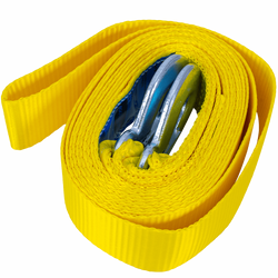 Sangle de remorquage avec crochets UNITRAILER 5 m/50 mm/4 t jaune