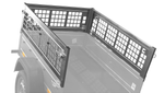 Ridelles, côtés grillagés pour la remorque UNITRAILER GARDEN TRAILER 150 KIPP