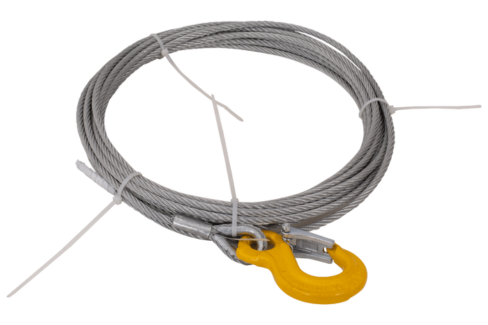 Câble de treuil EFMETAL 469kg, 10m pour attelage de remorque