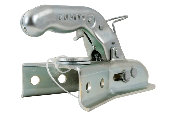 Attelage à boule KNOTT 6E0176.001 pour remorque de 750 kg avec timon en V