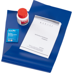 Kit de réparation de bâche MANTES Eco Bleu 500 g/m2