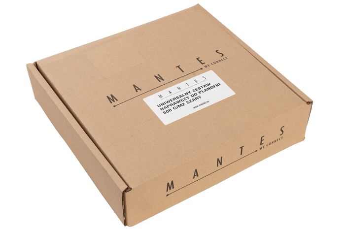 Kit de réparation de bâche MANTES Eco Gris 500 g/m2