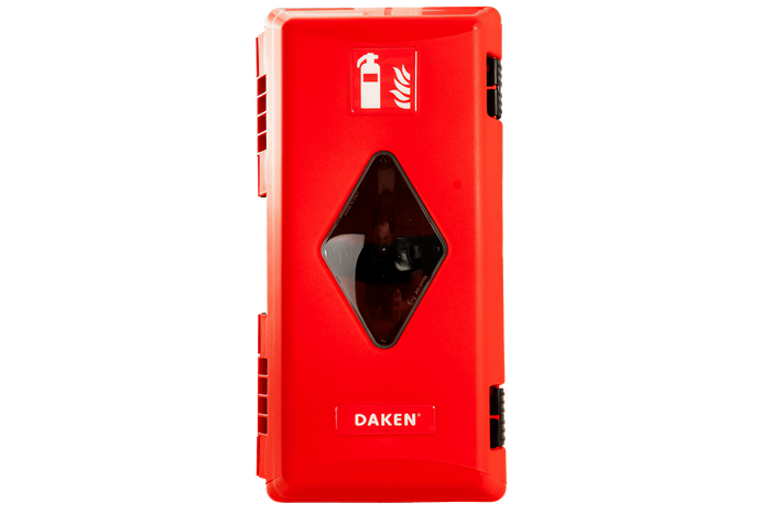 Boîte, caisse extincteur 6kg DAKEN 82070 ADAMANT 611x310x247mm rouge