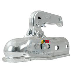 Attelage à boule STEELPRESS BC-3000.1D-00-00 pour remorque de 3 000 kg avec timon tubulaire de 50 mm