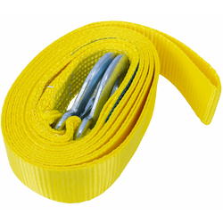Sangle de remorquage avec crochets UNITRAILER 4,5 m/50 mm/3 t jaune