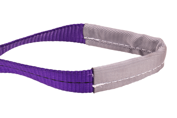 Élingue, sangle de levage HEFFA 2 m/30 mm/1 t avec boucles