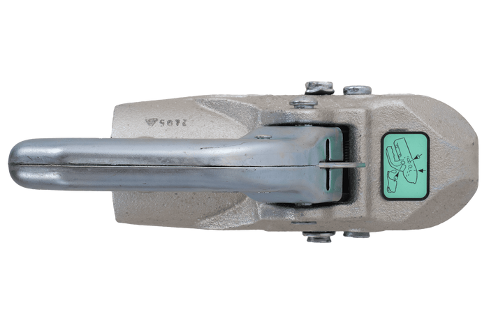 Attelage à boule KNOTT K27-B pour remorque de 2 700 kg avec timon tubulaire de 45 mm, en fonte