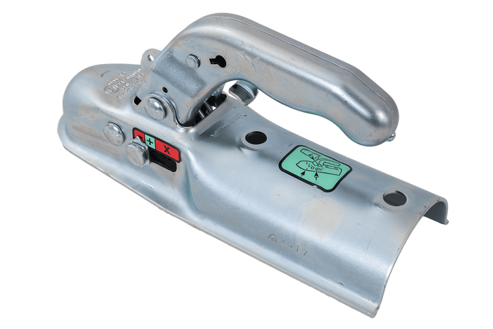 Attelage à boule KNOTT K7.5-E pour remorque de 750 kg avec timon tubulaire de 70 mm