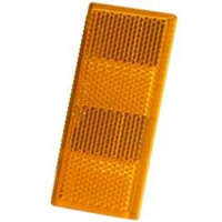 Catadioptre autocollant orange pour remorques 90 x 40 mm