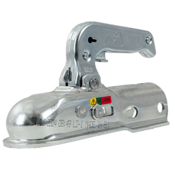 Attelage à boule STEELPRESS BC-1200C pour remorque de 1200 kg avec timon tubulaire de 50 mm